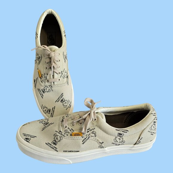 NEW! Vans Era World Code Oatmeal & Marshmallow Skate Shoes Men's Size 12 - Picture 1 of 12